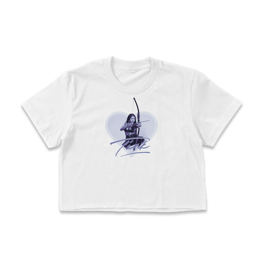 Cupid Crop T-Shirt (White)